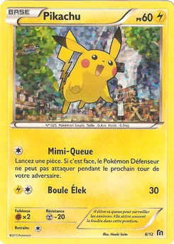 Pikachu 6/12 Collection McDonald's 2016