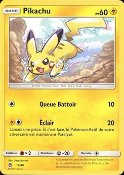Pikachu 17/40 Collection McDonald's 2018