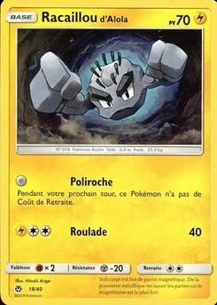 Racaillou d'Alola 18/40 Collection McDonald's 2018
