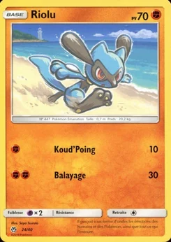 Riolu 24/40 Collection McDonald's 2018