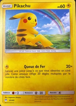Pikachu 20/40 Collection McDonald's 2019