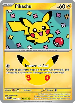 Pikachu 029/128 30ᵉ Anniversaire