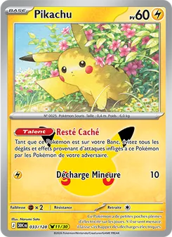 Pikachu 033/128 30ᵉ Anniversaire