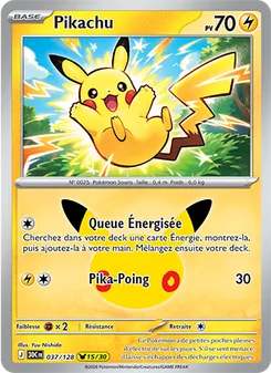 Pikachu 037/128 30ᵉ Anniversaire