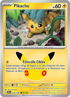 Pikachu 038/128 30ᵉ Anniversaire