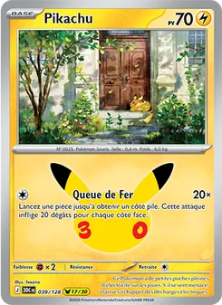 Pikachu 039/128 30ᵉ Anniversaire