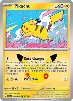 Pikachu 042/128 30ᵉ Anniversaire