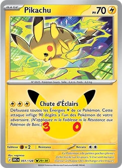 Pikachu 051/128 30ᵉ Anniversaire