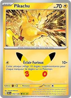 Pikachu 052/128 30ᵉ Anniversaire