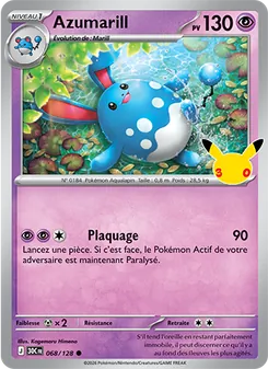 Azumarill 068/128 30ᵉ Anniversaire
