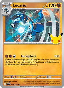 Lucario 083/128 30ᵉ Anniversaire
