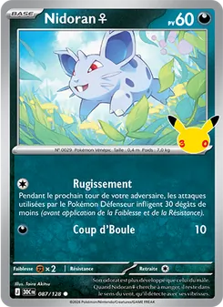 Nidoran♀ 087/128 30ᵉ Anniversaire