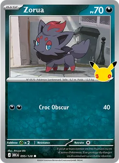 Zorua 095/128 30ᵉ Anniversaire