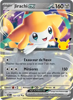 Jirachi-ex 102/128 30ᵉ Anniversaire