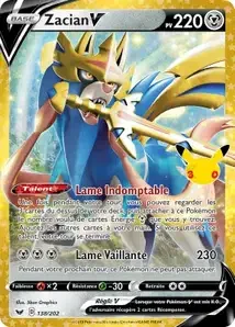 Zacian-V 184/128 30ᵉ Anniversaire