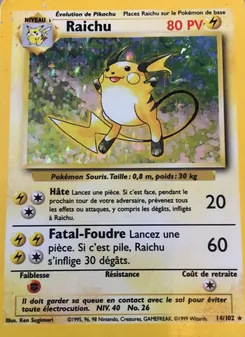Raichu 14/102 Set de Base