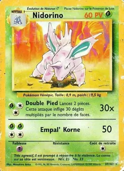 Nidorino 37/102 Set de Base