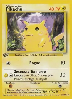 Pikachu 58/102 Set de Base