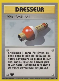 Flûte Pokémon 86/102 Set de Base