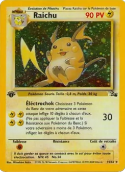 Raichu 14/62 Fossile