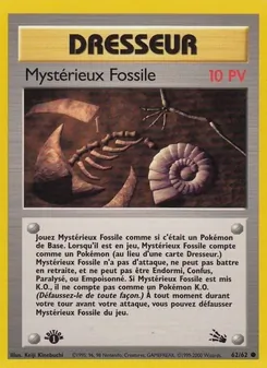 Mystérieux Fossile 62/62 Fossile