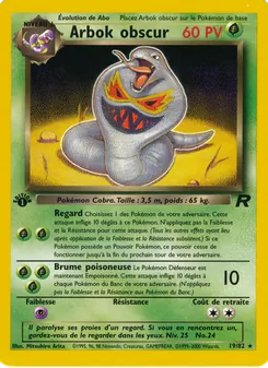 Arbok obscur 19/82 Team Rocket