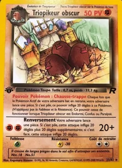 Triopikeur obscur 23/82 Team Rocket