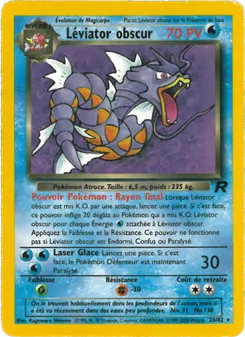 Léviator obscur 25/82 Team Rocket