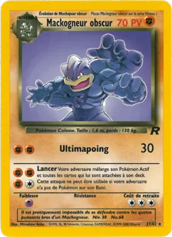 Mackogneur obscur 27/82 Team Rocket