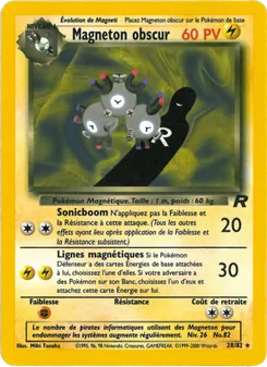 Magneton obscur 28/82 Team Rocket