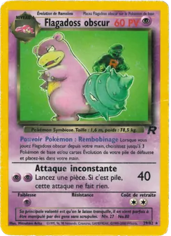Flagadoss obscur 29/82 Team Rocket