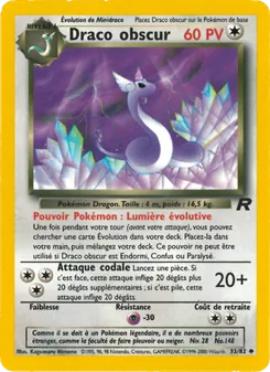 Draco obscur 33/82 Team Rocket