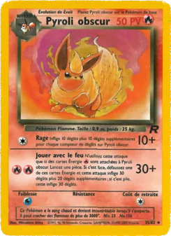 Pyroli obscur 35/82 Team Rocket