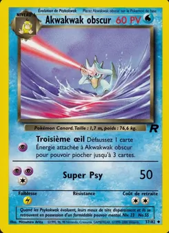 Akwakwak obscur 37/82 Team Rocket