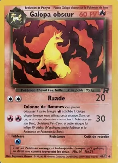 Galopa obscur 44/82 Team Rocket