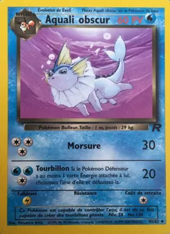 Aquali obscur 45/82 Team Rocket