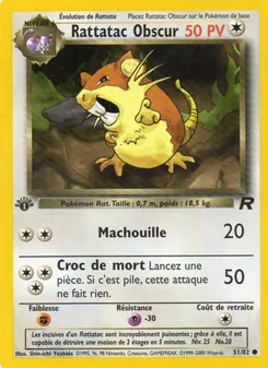 Rattatac obscur 51/82 Team Rocket