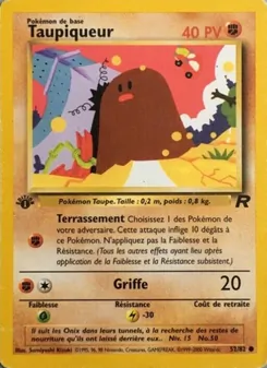 Taupiqueur 52/82 Team Rocket
