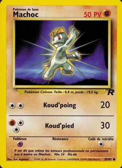 Machoc 59/82 Team Rocket