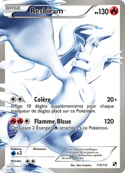 Reshiram 113/114 Noir & Blanc