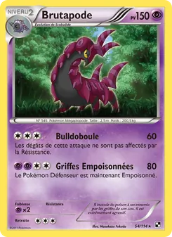 Brutapode 54/114 Noir & Blanc