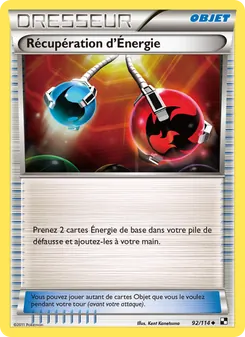 Récupération d’Énergie 92/114 Noir & Blanc