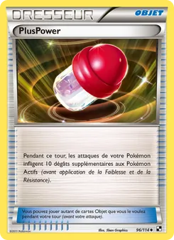 PlusPower 96/114 Noir & Blanc