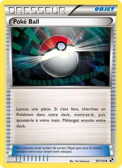 Poké Ball 97/114 Noir & Blanc