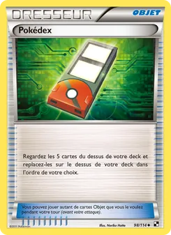 Pokédex 98/114 Noir & Blanc