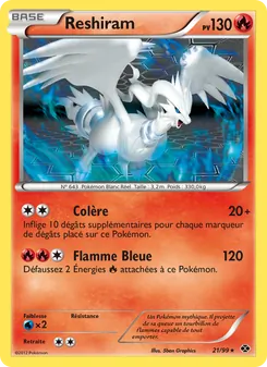 Reshiram 21/99 Destinées Futures