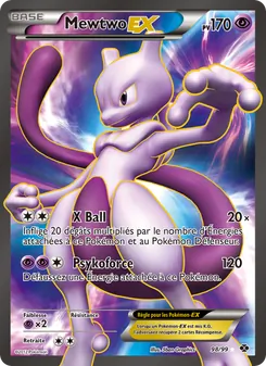 Mewtwo-EX 98/99 Destinées Futures