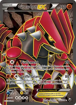 Groudon-EX 106/108 Explorateurs Obscurs