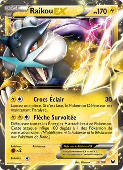 Raikou-EX 38/108 Explorateurs Obscurs