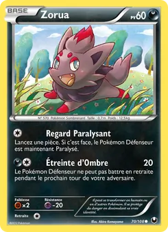 Zorua 70/108 Explorateurs Obscurs